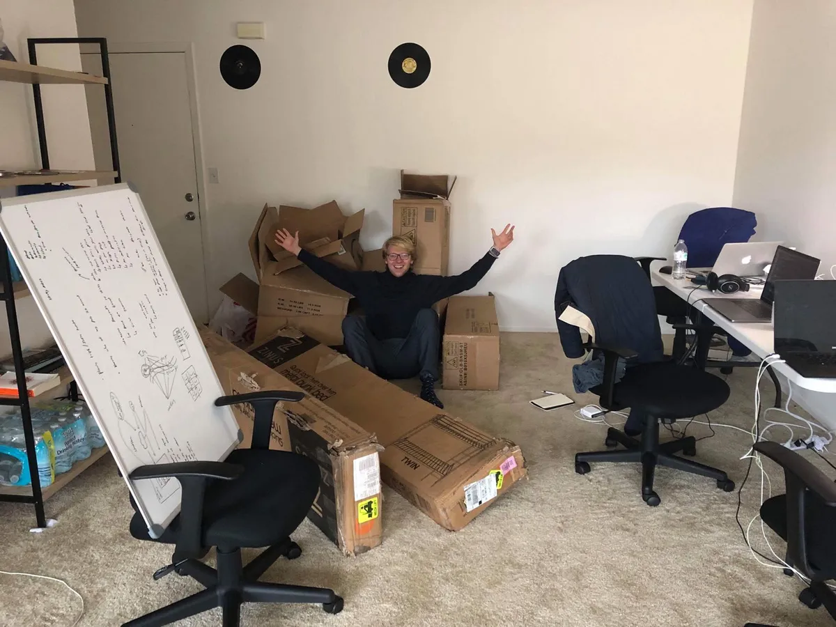 My first office at 1885 California Street