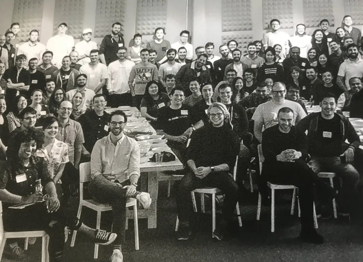 Y Combinator W18 batch dinner