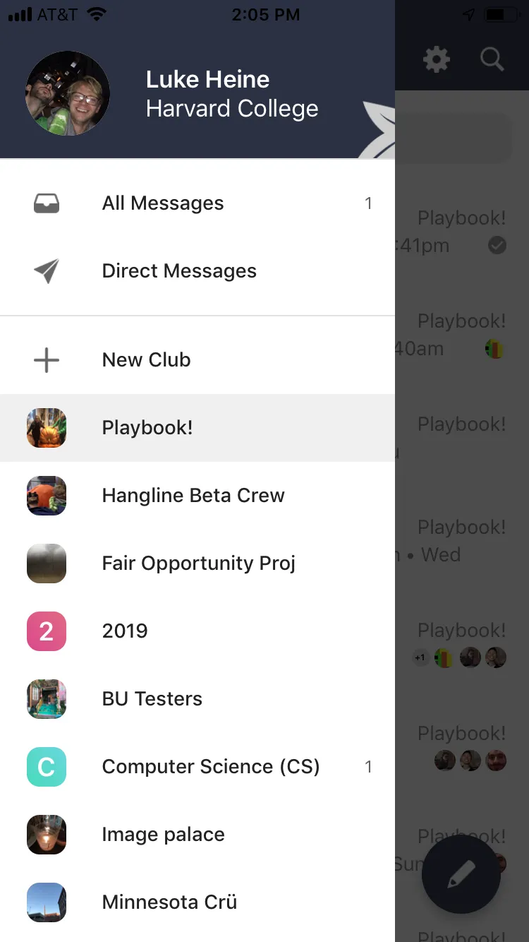 Clubs and group channels