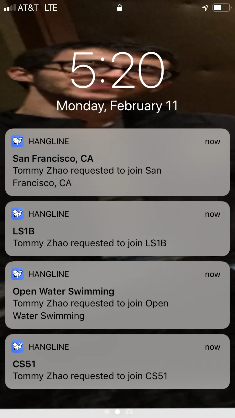 Real-time join notifications