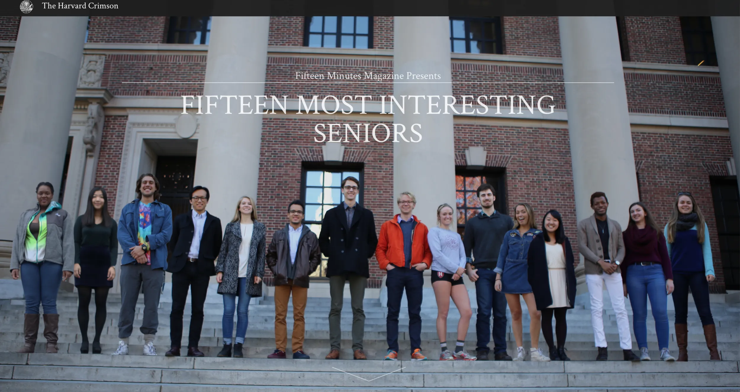 15 Most Interesting Harvard Seniors