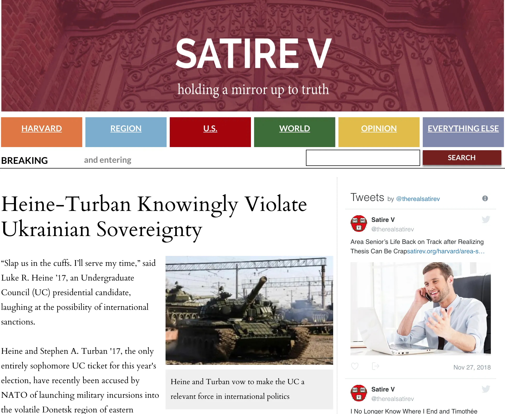 Harvard Crimson — UC Election