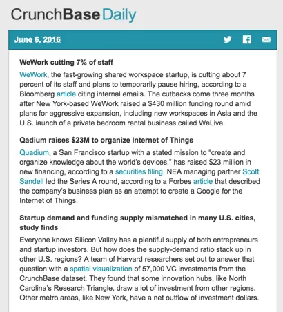 CrunchBase — City Hubs Research
